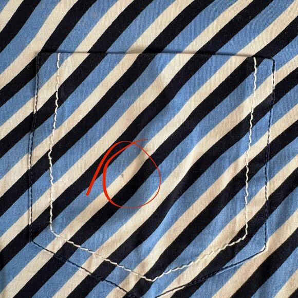 Prada Diagonally Striped Polo Small - Picture 6 of 13